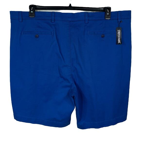 Roundtree & Yorke SZ 48 Casual Shorts Classic Fit Flat Front 9" Inseam Zip-Fly - Picture 3 of 6